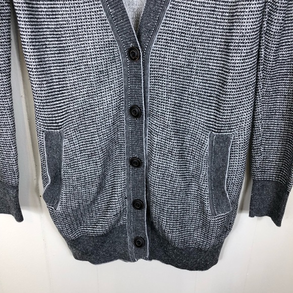 Roots Salt & Pepper Button Cardigan Sz XS - Picture 9 of 10